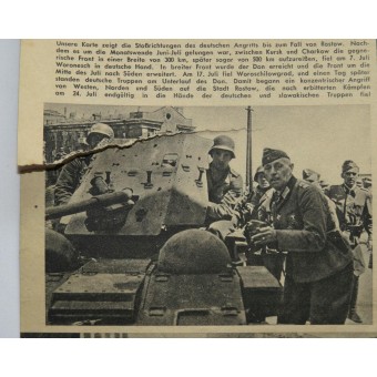 Die Wehrmacht, nr 17, 12. August 1942, Über die Barrikaden Straßenkampf in Rostow. Espenlaub militaria
